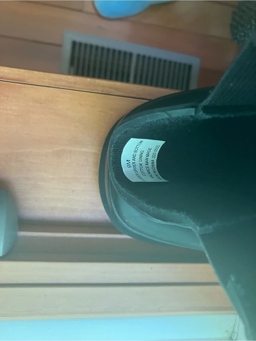Eddie Bauer Black Rubber Chelsea Rain Boots